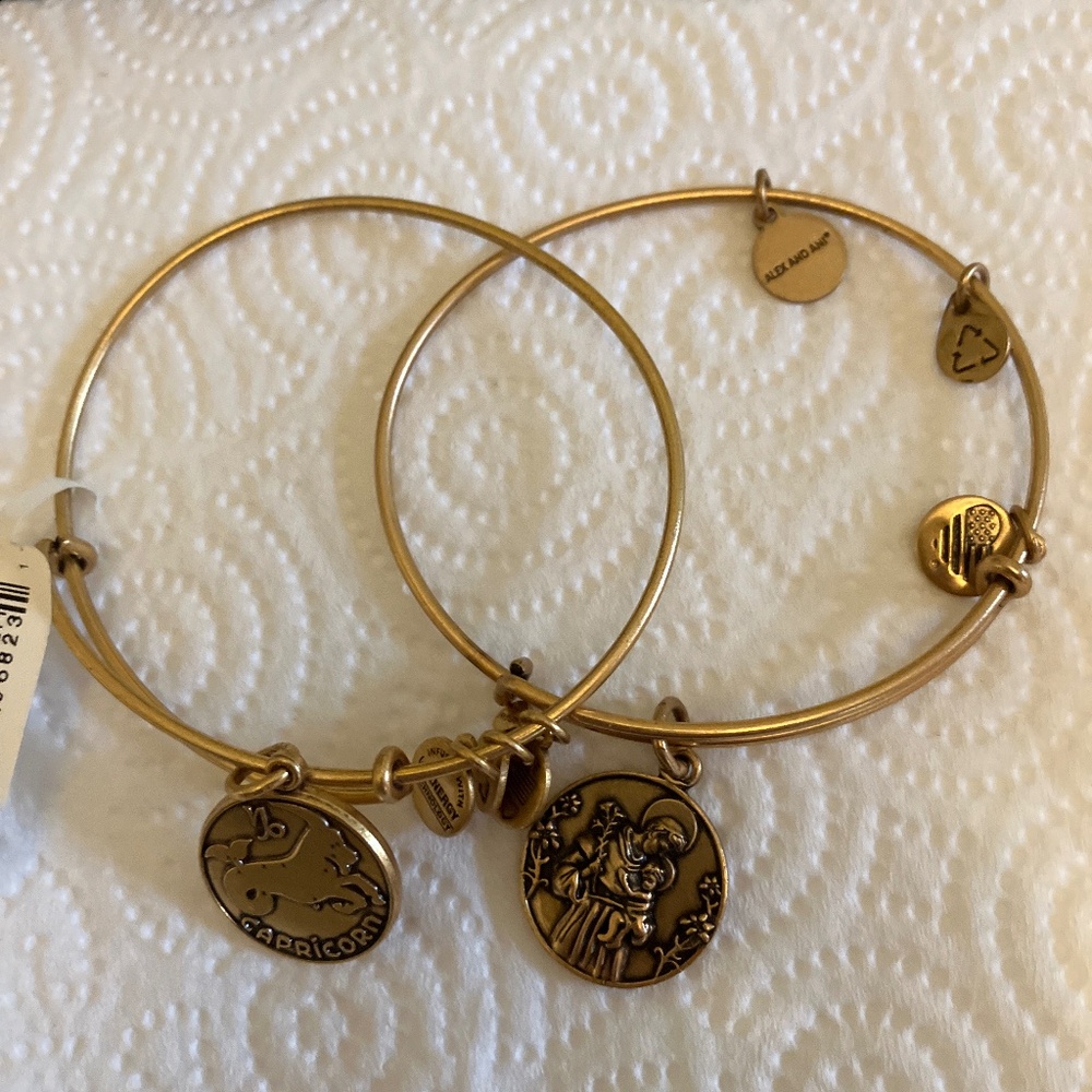2 ALEX AND ANI BRACELETS